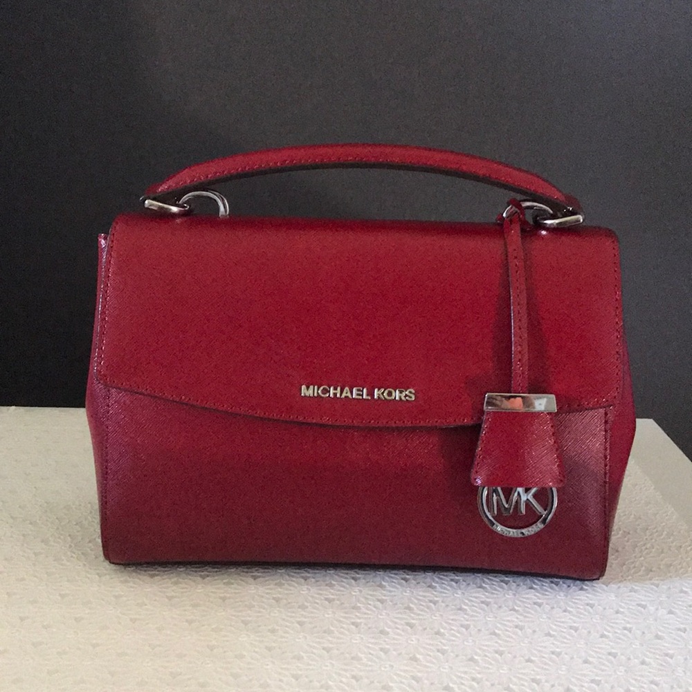 Michael Kors Ava Small Saffiano Leather Bag